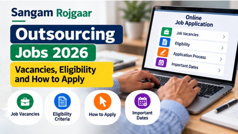 Rojgar Sangam outsourcing jobs 2026, vacancy search, eligibility and application guidance