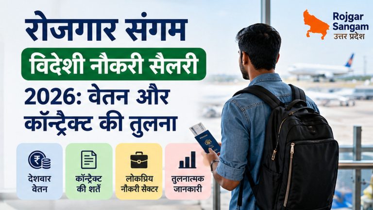 रोजगार संगम विदेशी नौकरी सैलरी 2026 वेतन और कॉन्ट्रैक्ट की तुलना